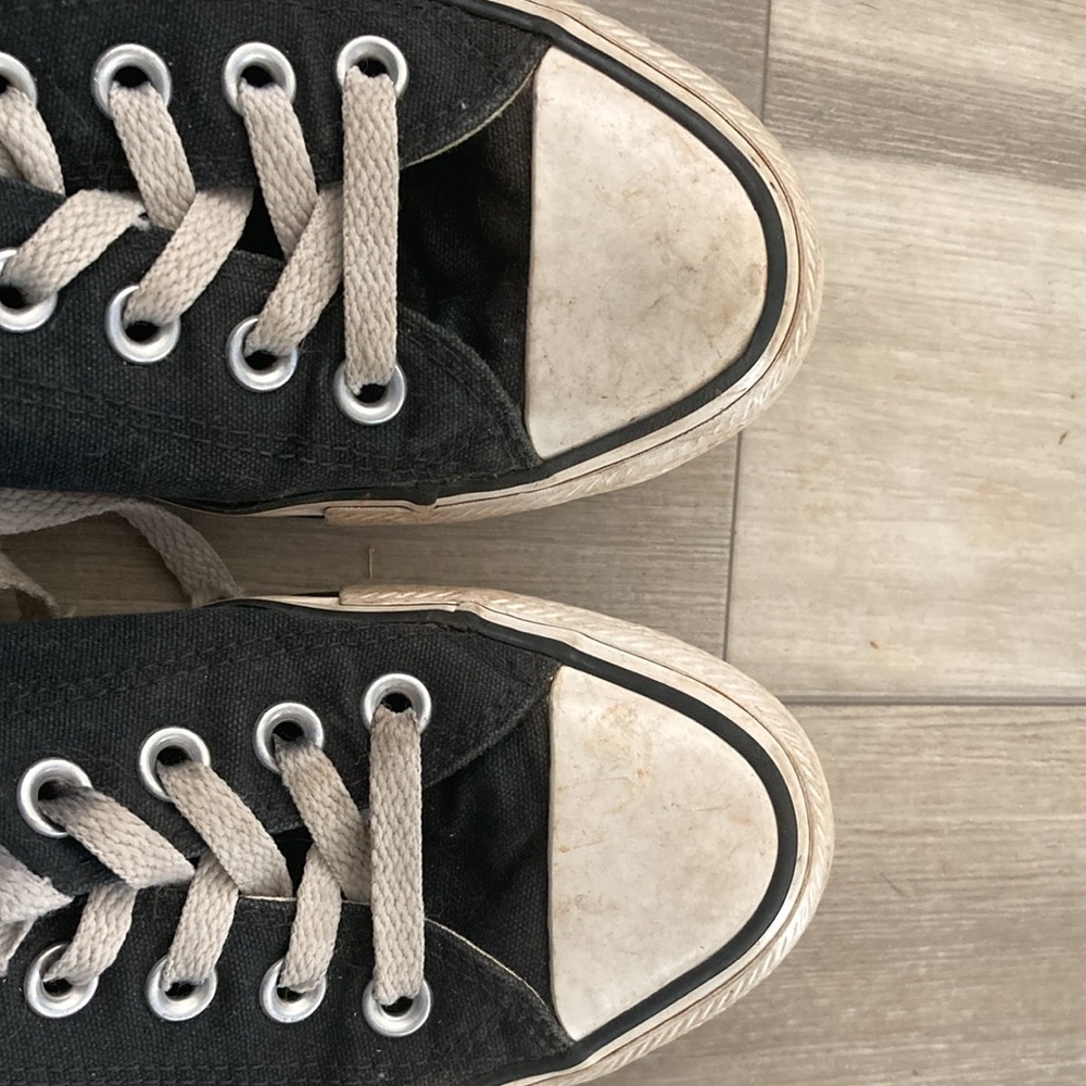 Black Converses - Picture 3 of 5